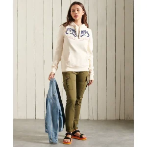 Les meilleures critiques de 🛒 Mode- Lifestyle Femme Superdry Sweat À Capuche Femme Superdry Bohemian Crafted BLANC 👏 16