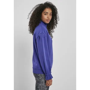 Les meilleures critiques de 🔔 Mode- Lifestyle Femme Urban Classics Sweatshirt Femme Urban Classics Turtleneck Crew BLEU ✨ 14