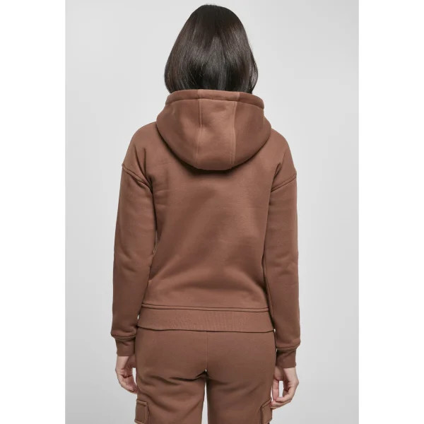 Grosses soldes 🎁 Mode- Lifestyle Adulte Urban Classics Sweatshirt Urban Classics Ladies Organic (grandes Tailles) MARRON 👍 5