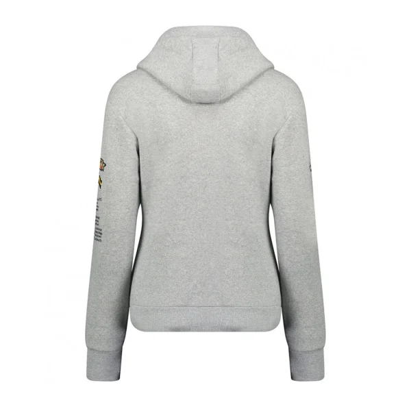 Offres 🛒 Mode- Lifestyle Femme Geographical Norway Sweat À Capuche Gris Femme Geographical Norway Gymclass GRIS ✨ 5