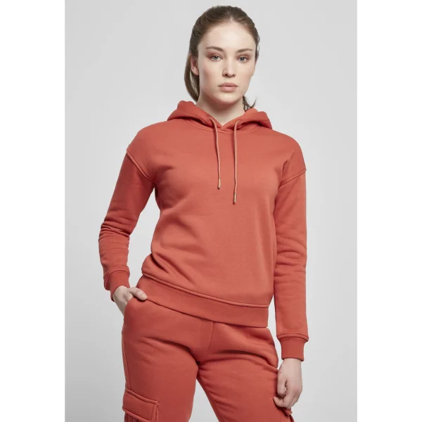 Meilleur prix 😀 Mode- Lifestyle Femme Urban Classics Sweatshirt Femme Urban Classics-grandes Tailles ROUGE ⌛ 6