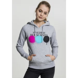 Meilleure affaire 🎉 Mode- Lifestyle Femme Urban Classics Sweatshirt Femme Urban Classic Wedih Houe Mafia Circle GRIS 😀 10