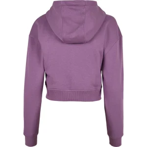 Top 10 🌟 Mode- Lifestyle Femme Urban Classics Sweatshirt Femme Urban Classics Court Terry-grandes Tailles VIOLET 🧨 12