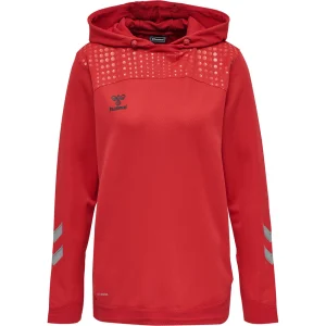 Meilleure affaire 🎉 Fitness Femme Hummel Sweatshirt À Capuche Femme Hummel Hmllead Poly ROUGE ⌛ 10