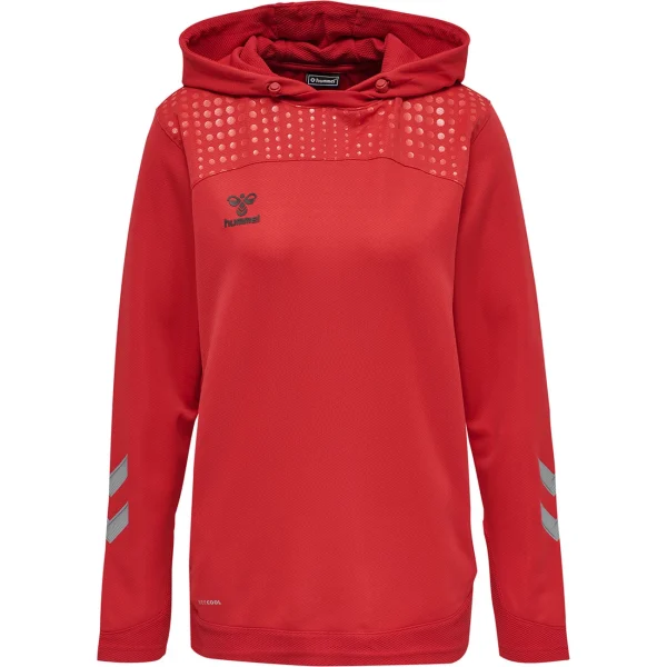 Meilleure affaire 🎉 Fitness Femme Hummel Sweatshirt À Capuche Femme Hummel Hmllead Poly ROUGE ⌛ 3