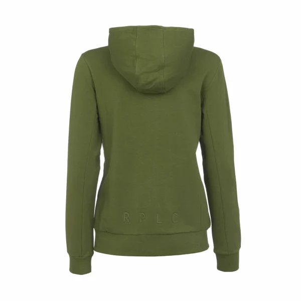 Sortie ✔️ Fitness Femme Errea Sweatshirt Zip Femme Errea Sport Fusion Side VERT 😍 3