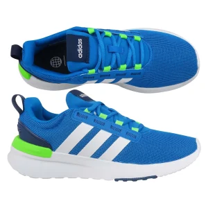 Nouveau 🔔 Enfant Adidas Adidas Racer Tr21 K BLEU 💯 12