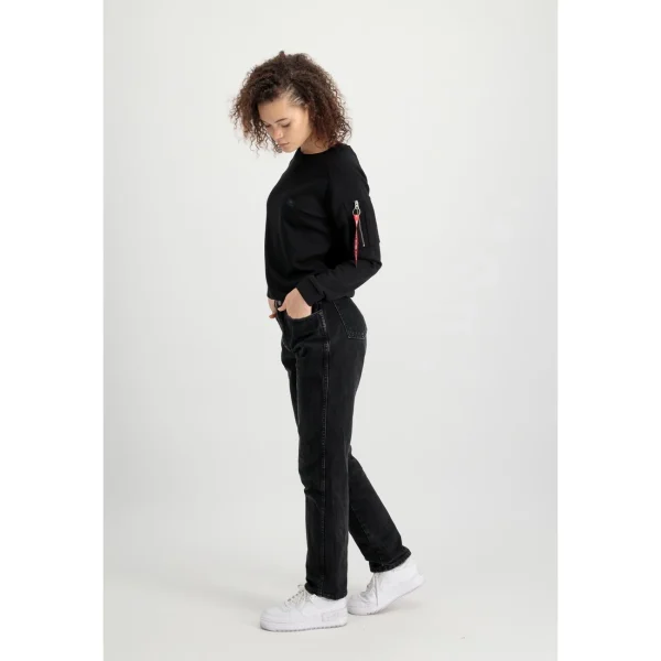 Meilleure affaire 🤩 Mode- Lifestyle Femme Alpha Industries Sweatshirt Femme Alpha Industries X-fit NOIR 👍 3