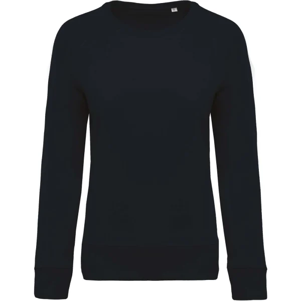 Nouveau ✔️ Mode- Lifestyle Femme Kariban Sweatshirt Femme Col Rond Kariban Bio BLEU 😍 3