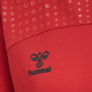 Meilleure affaire 🎉 Fitness Femme Hummel Sweatshirt À Capuche Femme Hummel Hmllead Poly ROUGE ⌛ 18