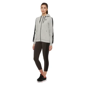 Sortie 🔔 Fitness Femme Macron Sweatshirt Femme Macron Cadice GRIS ⌛ 12