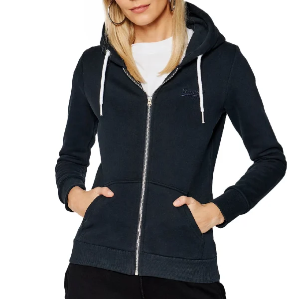 Tout neuf ✔️ Mode- Lifestyle Femme Superdry Sweat Marine Femme Superdry Label BLEU 😍 1