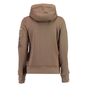 Promo 🛒 Mode- Lifestyle Fille Geographical Norway Sweat Taupe Fille Geographical Norway Gymclass New MARRON 🧨 12