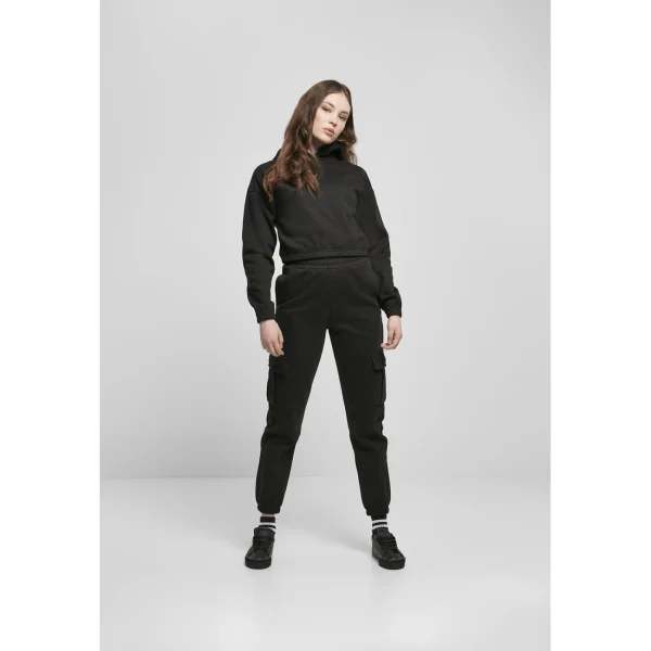 Remise ⭐ Mode- Lifestyle Femme Urban Classics Sweatshirt Femme Urban Classics Court Oversized-grandes Tailles NOIR 👏 5