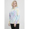 Sortie ⌛ Mode- Lifestyle Femme Urban Classics Sweatshirt Femme Urban Classics Tie Dye (grandes Tailles) MULTICOLORE 🛒 19