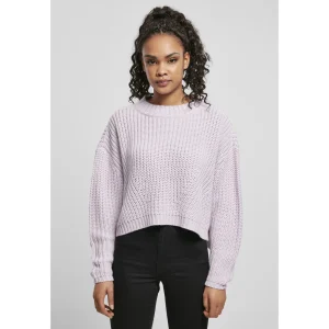 Grosses soldes 💯 Mode- Lifestyle Femme Urban Classics Sweatshirt Femme Urban Classics Wide Oversizeer VIOLET 💯 12