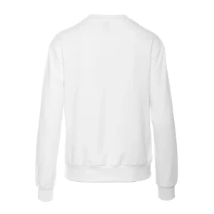 Offres ❤️ Fitness Femme Errea Sweatshirt Femme Errea Trend Round Neck BLANC ⭐ 9