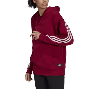 Meilleur prix ⭐ Fitness Femme Adidas Sweatshirt Femme Adidas Sportswear Future Icons 3-stripes ROUGE ✔️ 18