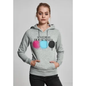 Meilleure affaire 🎉 Mode- Lifestyle Femme Urban Classics Sweatshirt Femme Urban Classic Wedih Houe Mafia Circle GRIS 😀 14