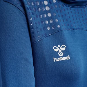 Vente flash 😀 Fitness Femme Hummel Sweatshirt À Capuche Femme Hummel Hmllead Poly BLEU 🛒 16