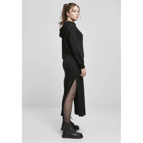 De gros ❤️ Mode- Lifestyle Femme Urban Classics Sweatshirt Robe Femme Urban Classics Modal Terry Long-grandes Tailles NOIR 👏 4