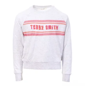 Tout neuf 🌟 Mode- Lifestyle Fille Teddy Smith Sweat Gris Clair Fille Teddy Smith Sixtine GRIS 🌟 14