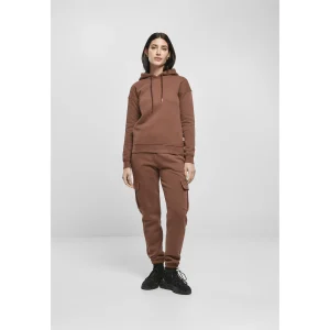 Grosses soldes 🎁 Mode- Lifestyle Adulte Urban Classics Sweatshirt Urban Classics Ladies Organic (grandes Tailles) MARRON 👍 18