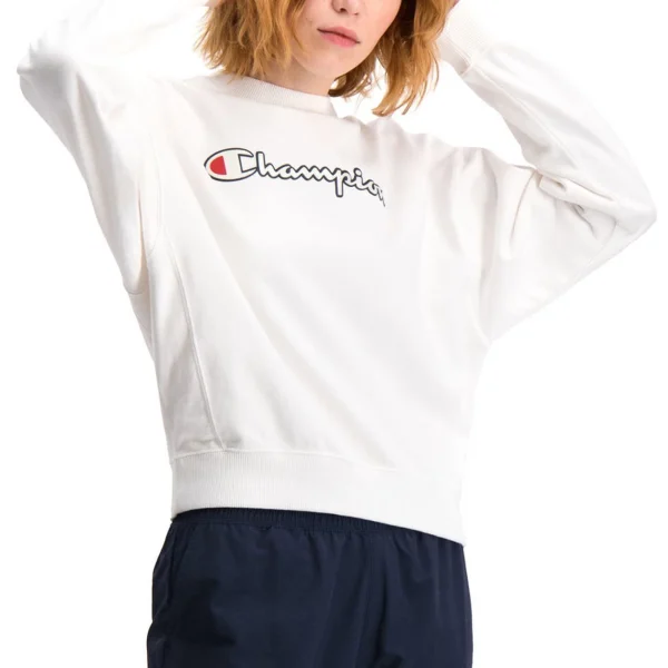 Acheter 😉 Mode- Lifestyle Femme Champion Champion Crewneck BLANC ⭐ 1