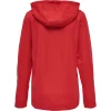 Meilleure affaire 🎉 Fitness Femme Hummel Sweatshirt À Capuche Femme Hummel Hmllead Poly ROUGE ⌛ 20