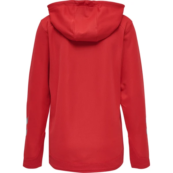 Meilleure affaire 🎉 Fitness Femme Hummel Sweatshirt À Capuche Femme Hummel Hmllead Poly ROUGE ⌛ 1