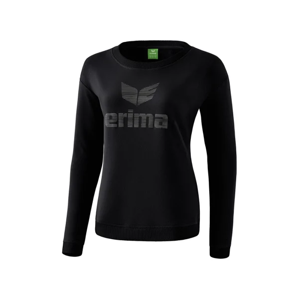 Grosses soldes ❤️ Fitness Femme Erima Sweat-shirt Femme Erima Essential NOIR 🎁 1